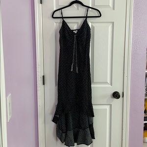 Black and White High Low Dress